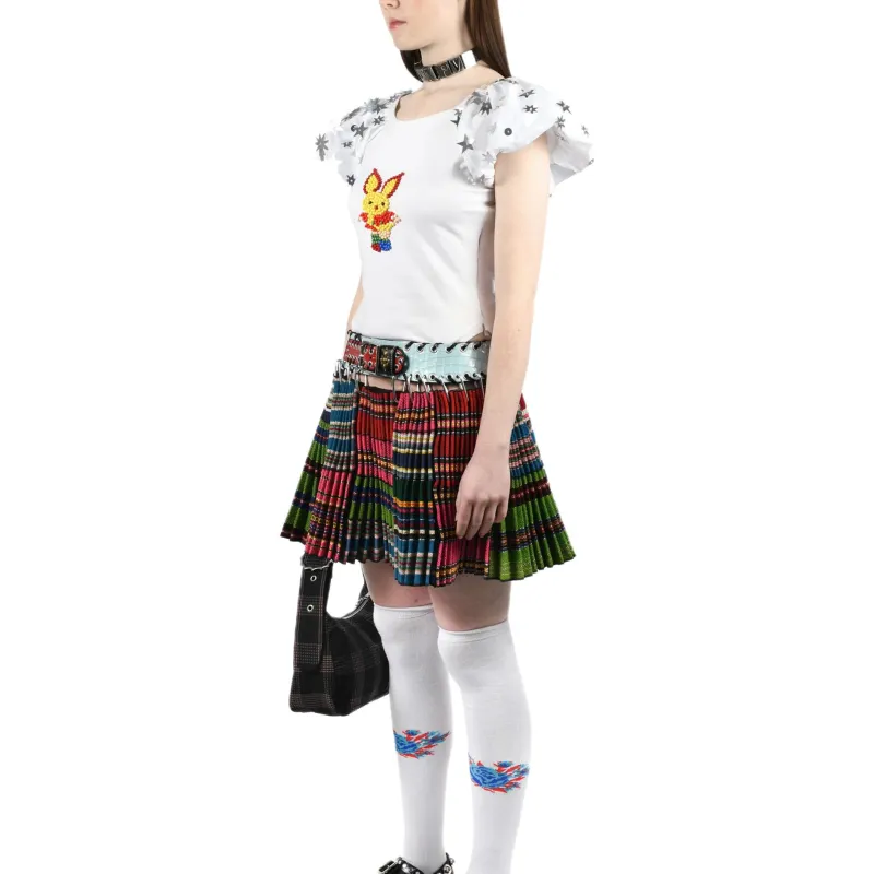 CHOPOVA LOWENA Remnant Mini Carabiner Skirt-3