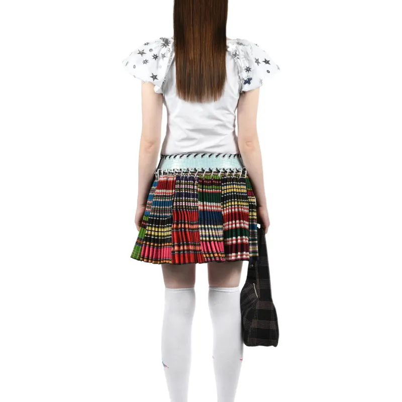 CHOPOVA LOWENA Remnant Mini Carabiner Skirt-2