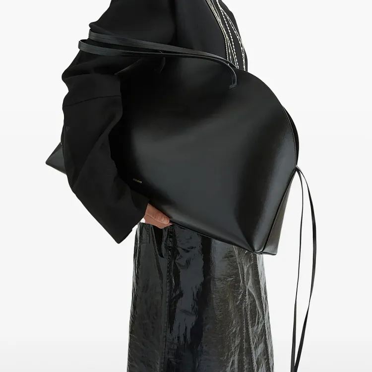 JIL SANDER Curve Large Shoulder Bag-4