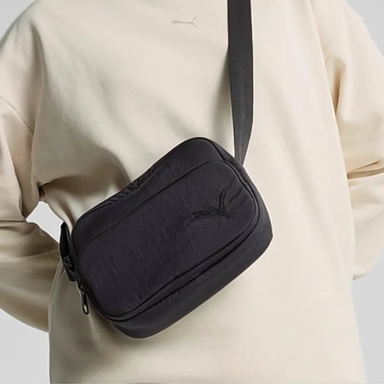 PUMA Adjustable Crossbody Bag, Shoulder Bag Women's Black-4