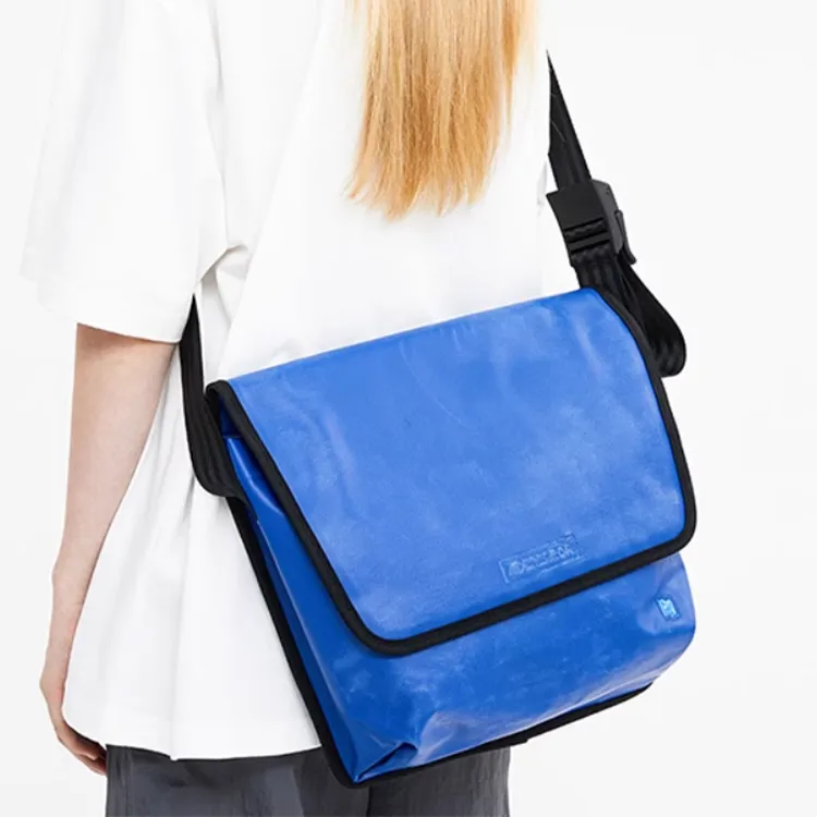 ADER ERROR PVC Messenger Bag, Bucket Bag, Shoulder Bag, Crossbody Bag Regular Unisex Blue-2