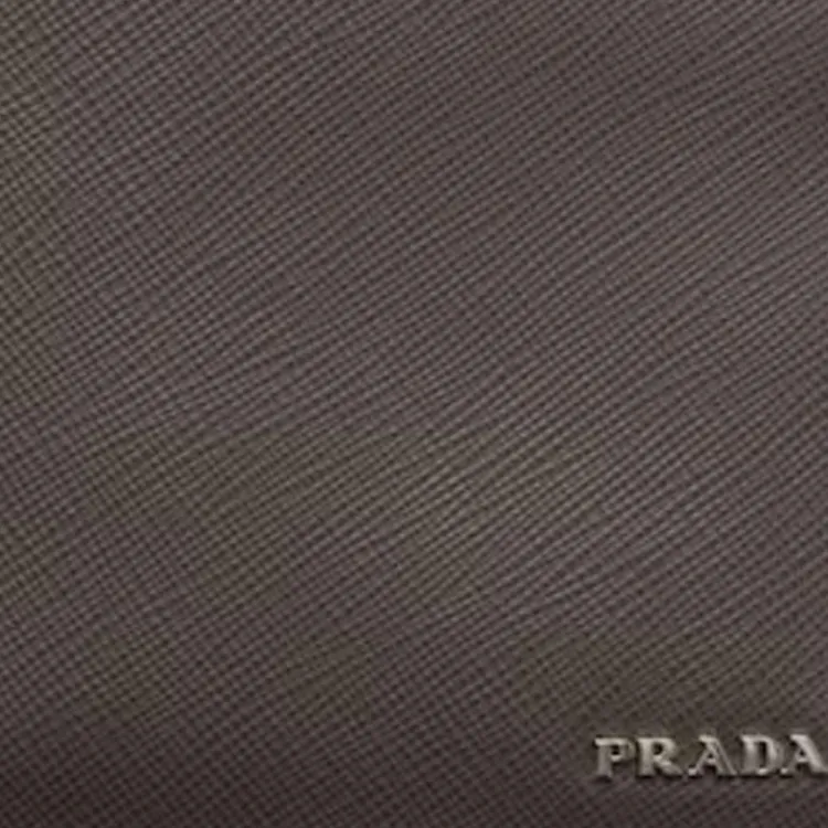 PRADA Saffiano Calfskin Wallet Men's Smoky & Emeralds-4
