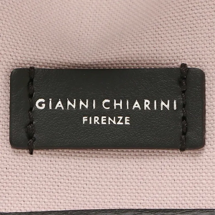 GIANNI CHIARINI Cotton With Leather Shoulder Bag, Crossbody Bag, Handbag Women's Pink-6