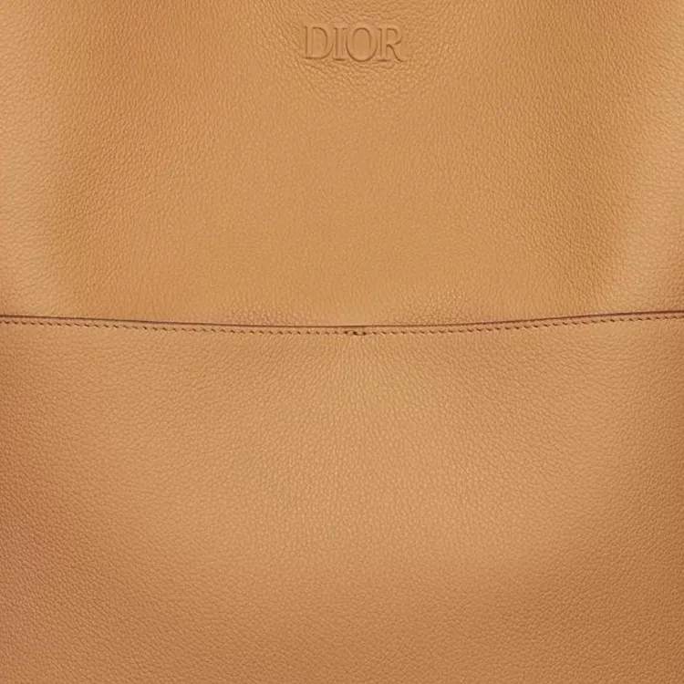 DIOR Cow Leather Water Dumpling Bag, Handbag, Shoulder Bag Men's Brown-5