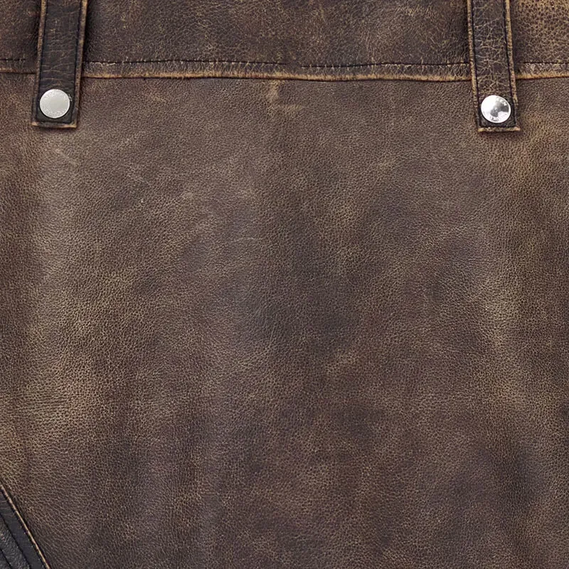 Alexander McQueen Leather Pencil Skirt-4