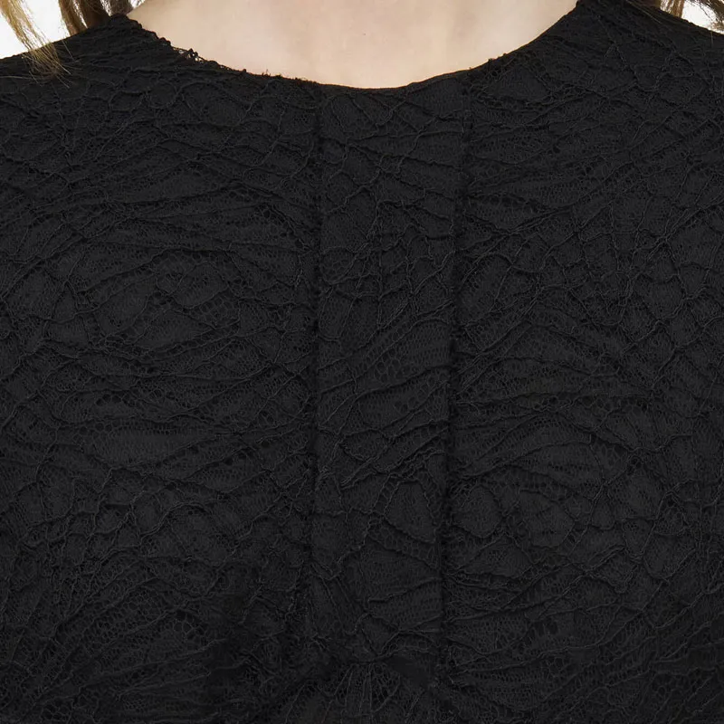 Alexander McQueen Short Sleeved Dress Women's Black-4