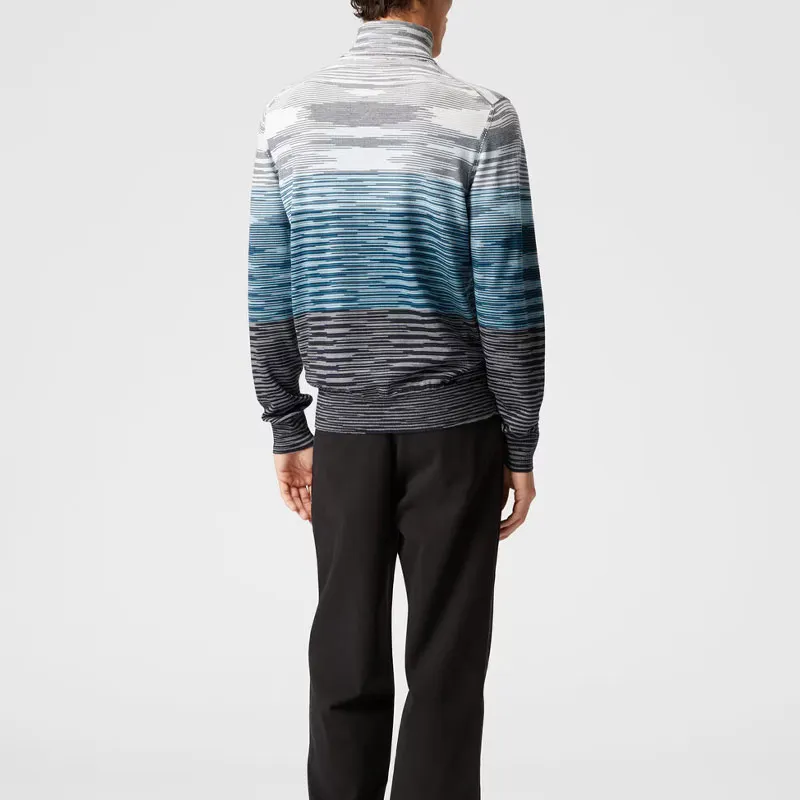 MISSONI Long Sleeved Polo Shirt-1