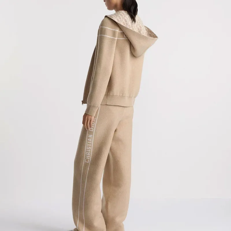 DIOR SS25 Cashmere Sweater Women's Khaki-3