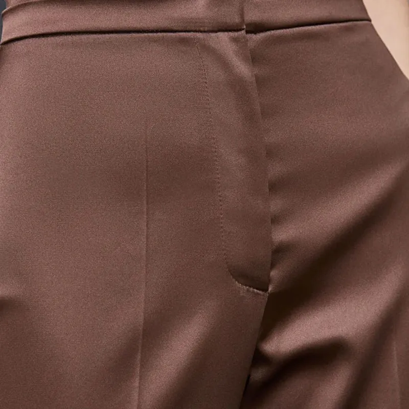 Patrizia Pepe Satin Trousers-4