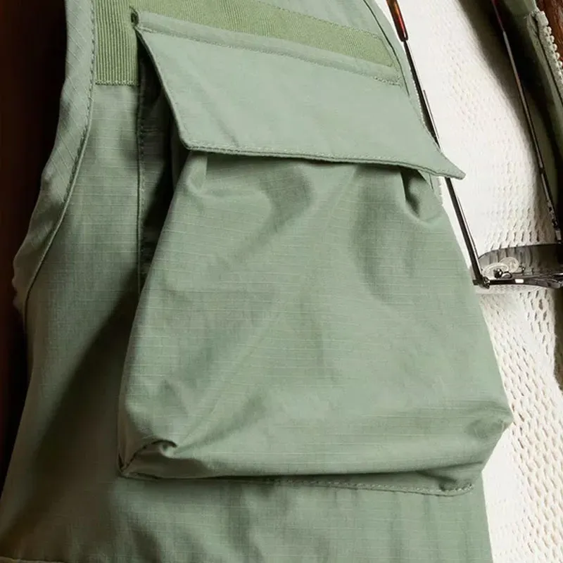 WOOLRICH SS25 Vest Unisex Green-6