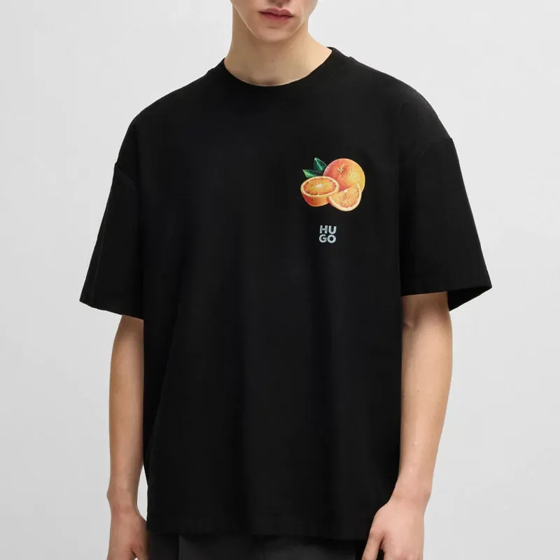 HUGO BOSS Dartiee Fruit illustration T shirt-1