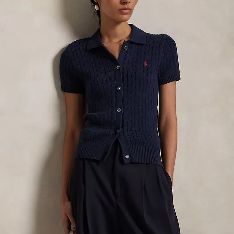 Polo Ralph Lauren Cable knit Polo Shirt-1