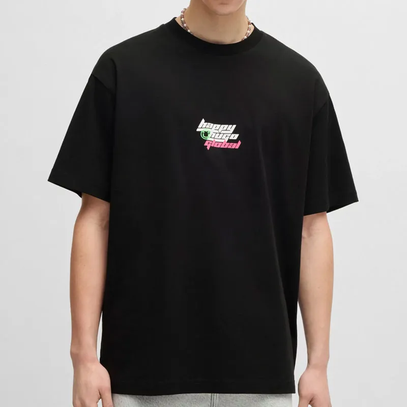 HUGO BOSS T Shirts Men Black-2