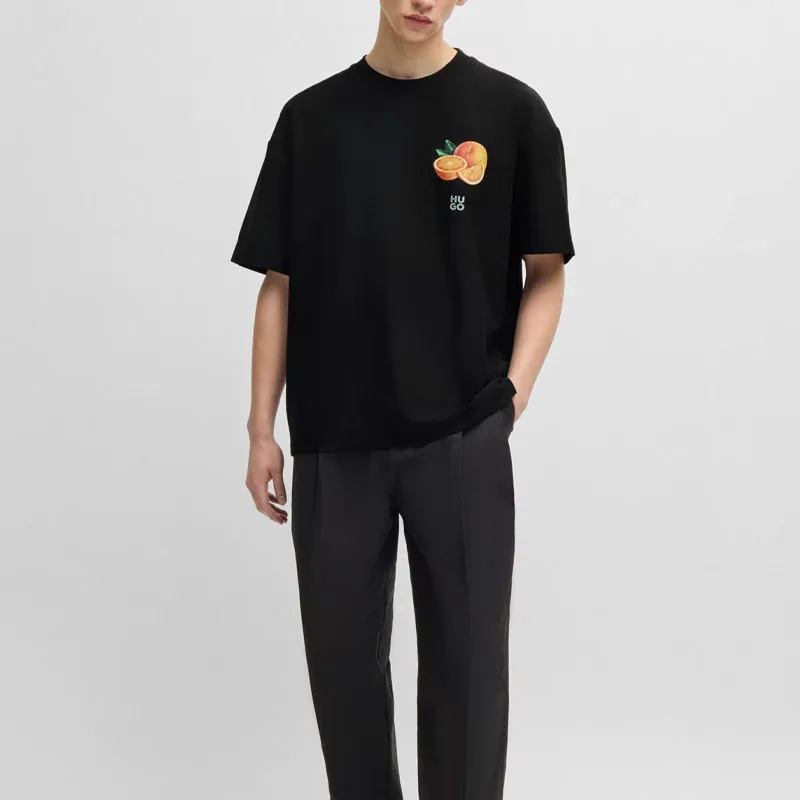 HUGO BOSS Dartiee Fruit illustration T shirt-3