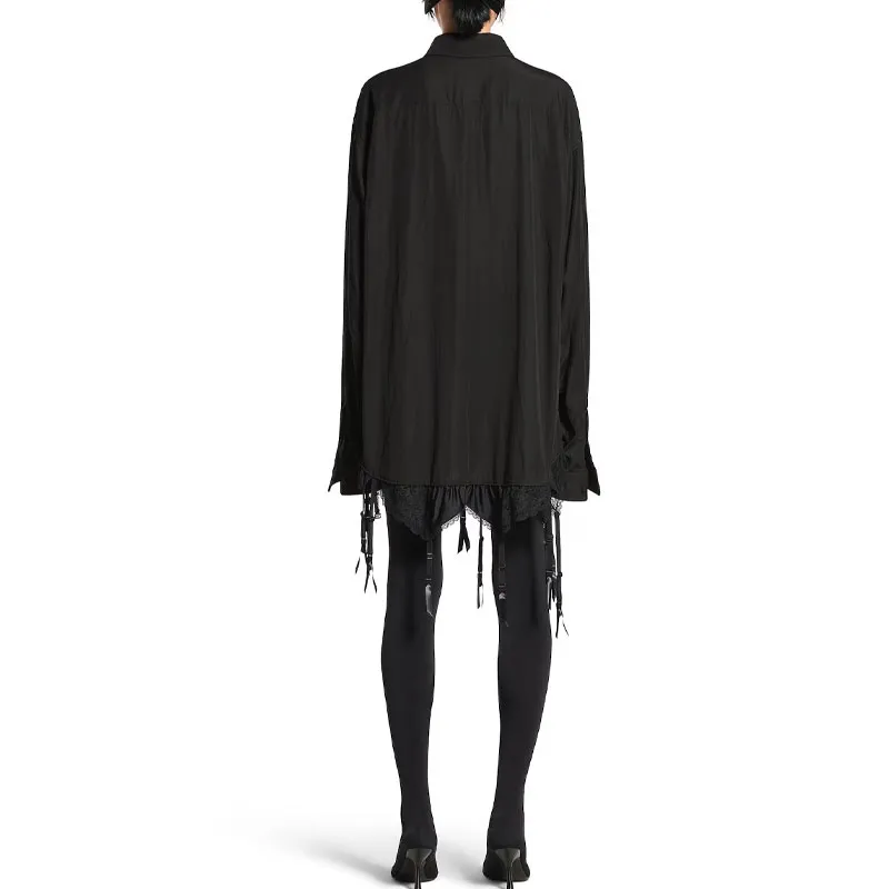 Balenciaga Lace trim Shirt-3