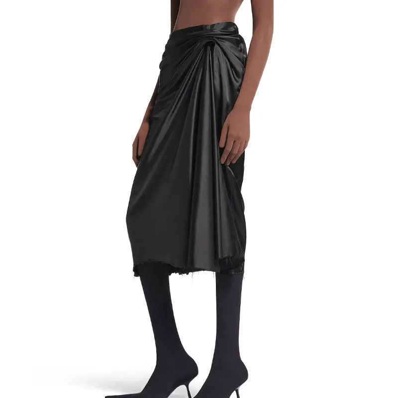 Balenciaga Satin Midi Dress-5