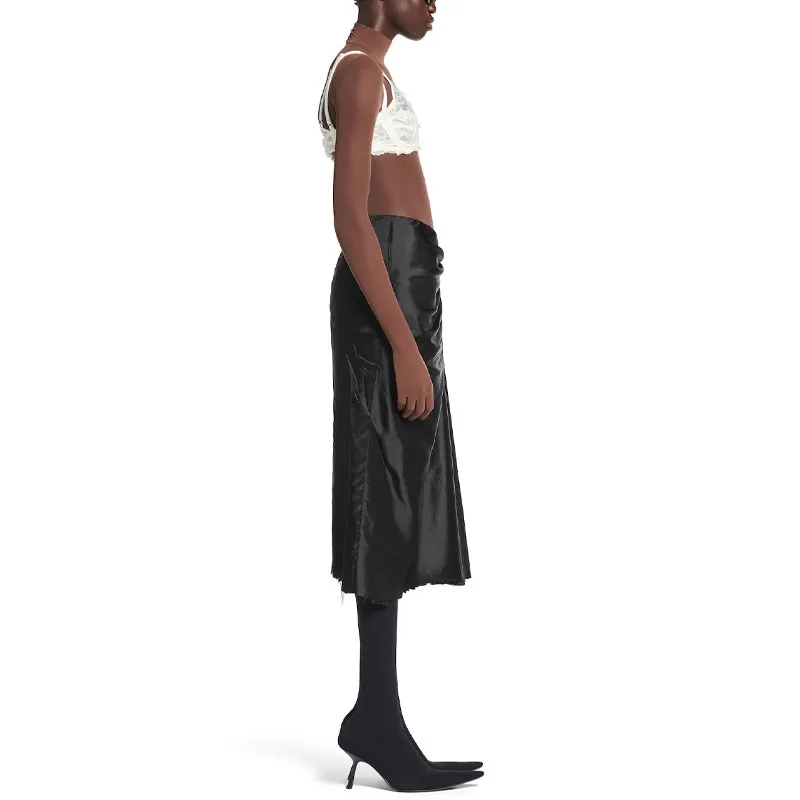 Balenciaga Satin Midi Dress-4