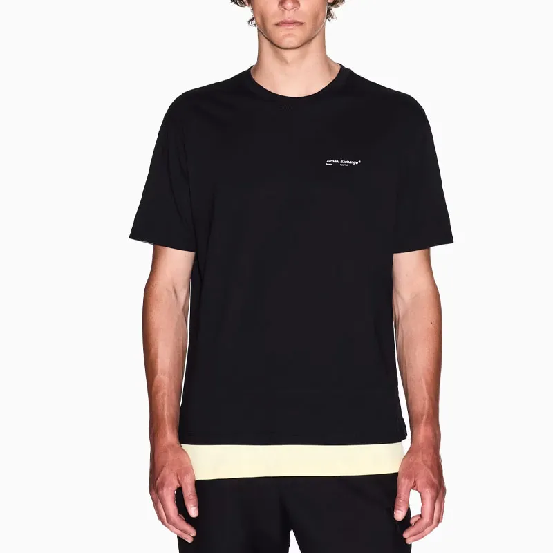 ARMANI EXCHANGEAE T Shirt Men's Black-1