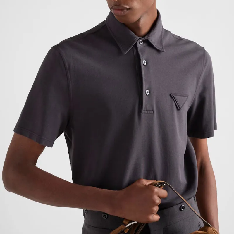 PRADA Piqué Polo Shirt-3