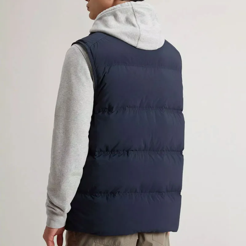 WOOLRICH Down Vest Men's Marine Blue-3