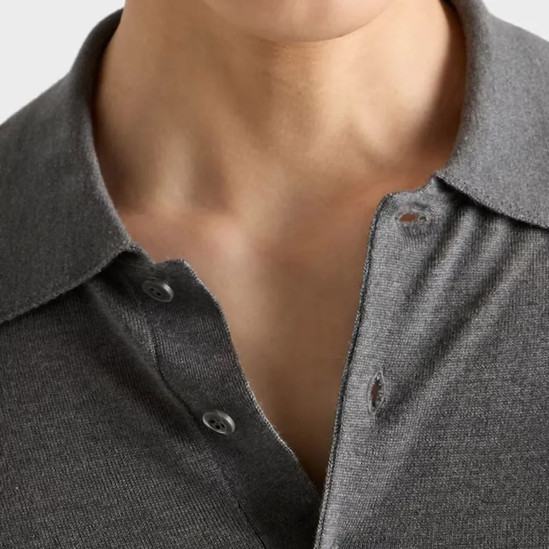 PRADA Cashmere blend Polo Shirt-4
