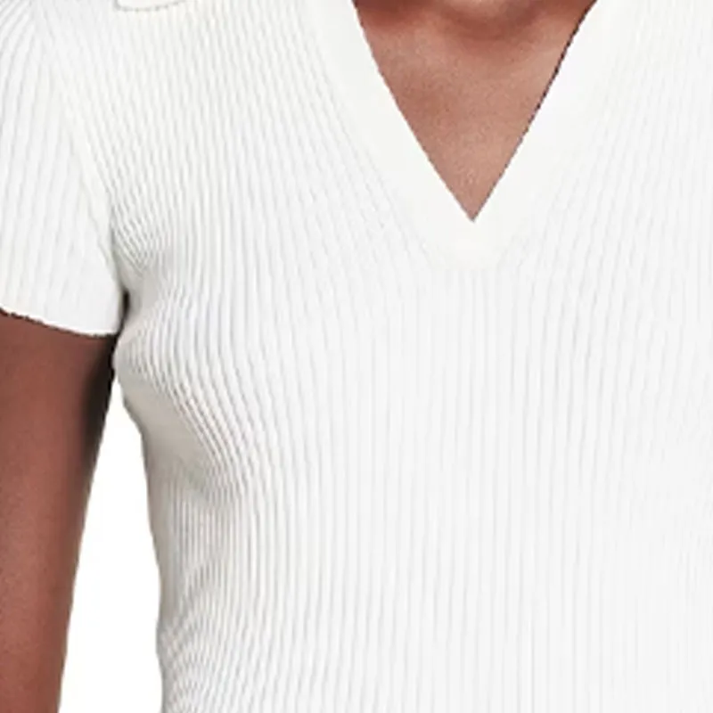 Balenciaga Polo Shirt Slim Fit Women's White-5