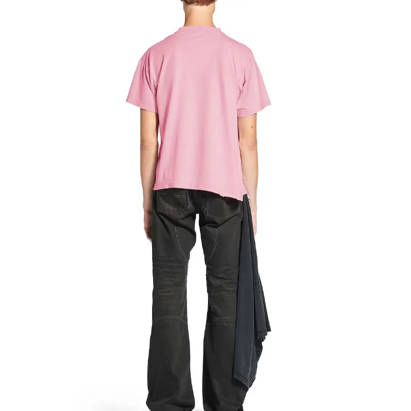 Balenciaga T Shirt Loose Fit Unisex Pink-6