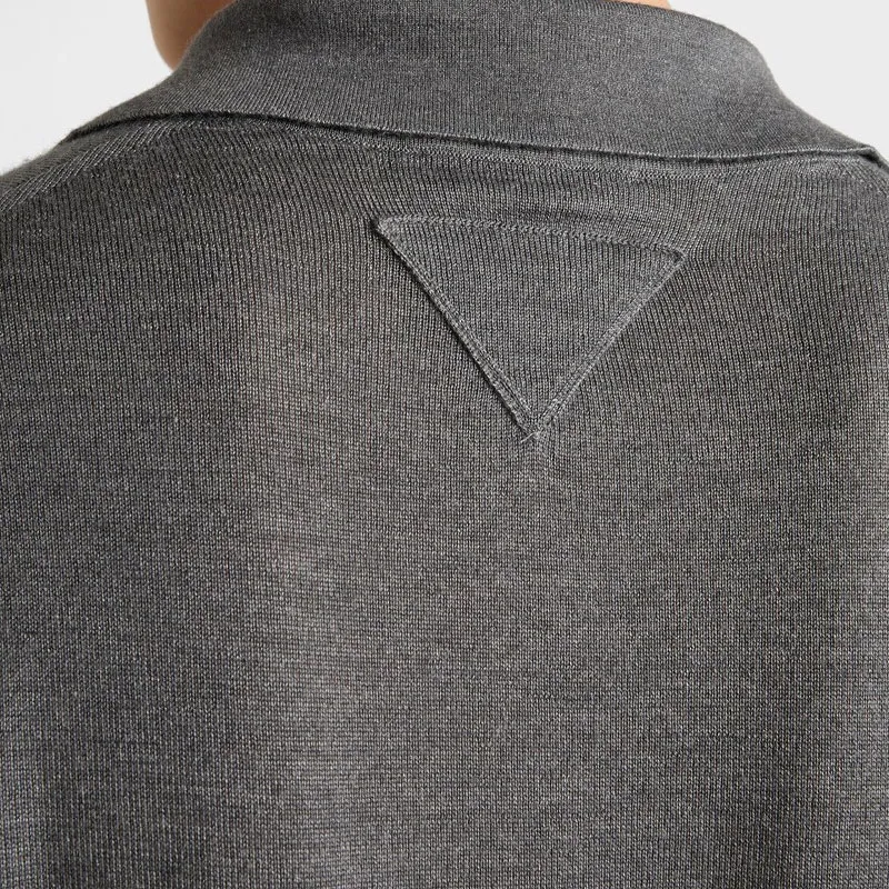 PRADA Cashmere blend Polo Shirt-5