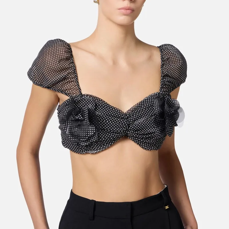 Elisabetta Franchi Polka dot Print Top-3