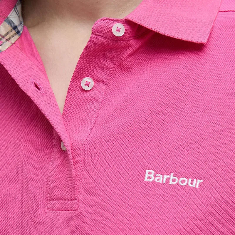 BARBOUR Polo Shirt Women's Rose Pink-5
