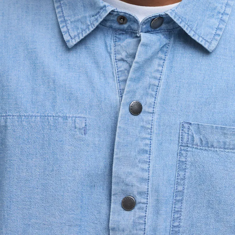 BARBOUR Shirts Men Blue-4