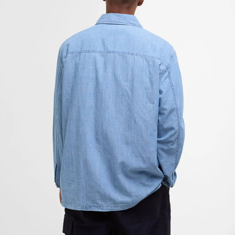 BARBOUR Shirts Men Blue-3