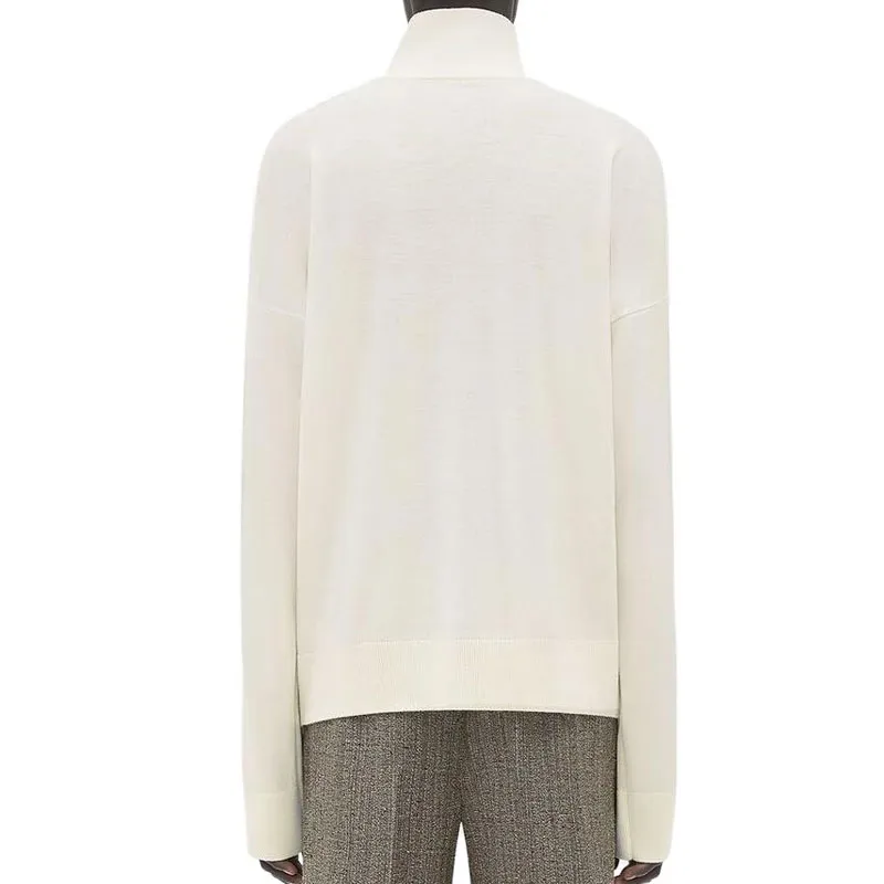 Bottega Veneta Logo Embroidered Turtleneck Jumper-4