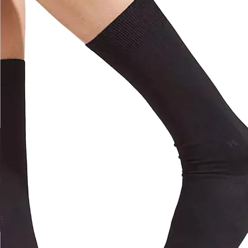 HERMES Mid Calf Socks Men's 1 Pack Marine Blue-1