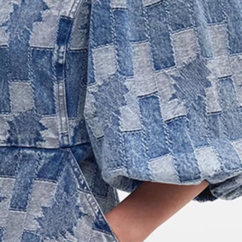 BARBOUR SS24 Short Sleeved Dress Women's Blue-8
