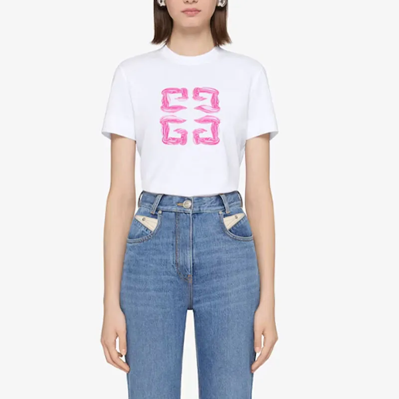 Givenchy 4G Printed Crewneck T Shirt-1