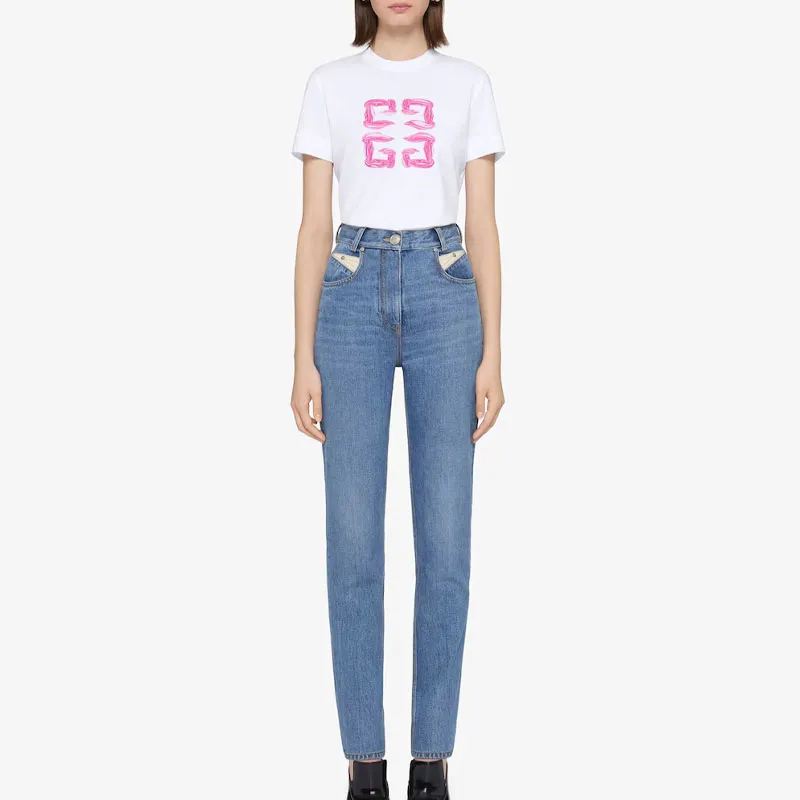 Givenchy 4G Printed Crewneck T Shirt-2