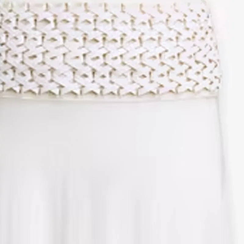 Alaia Casual Long Skirt Women's White-4