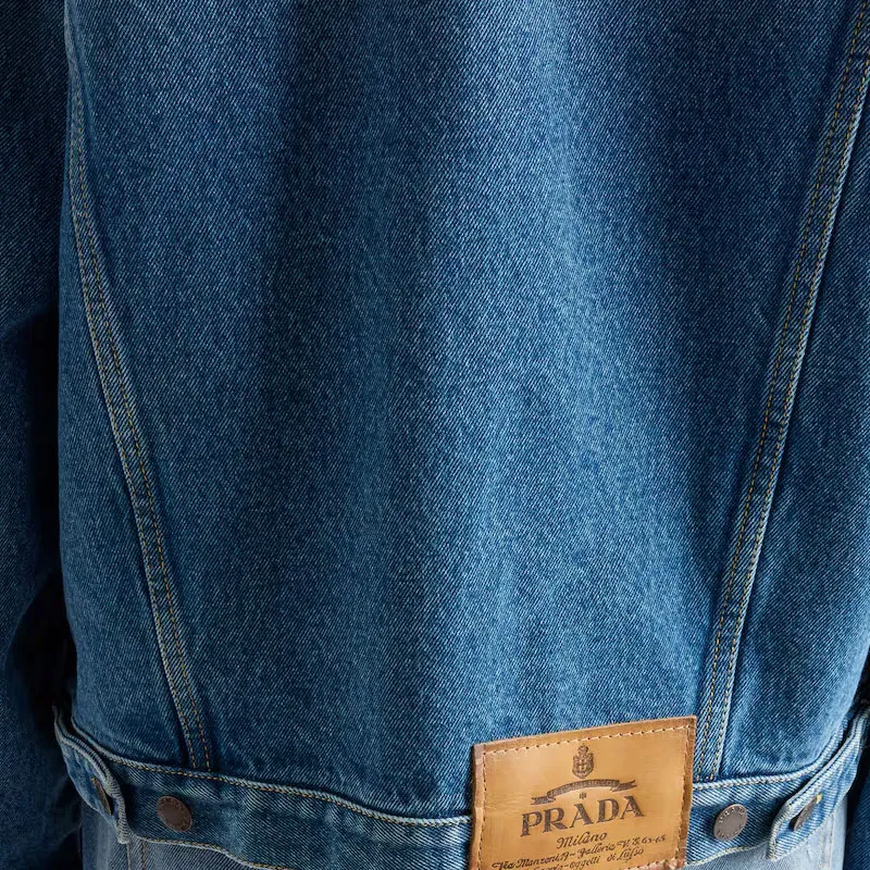PRADA Button Up Denim Jacket-5