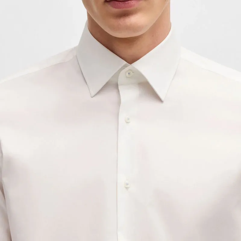 HUGO BOSS Shirts Men White-4