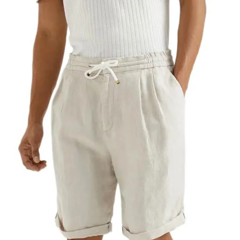 Brunello Cucinelli Casual Shorts Men's Yuto Yellow-3
