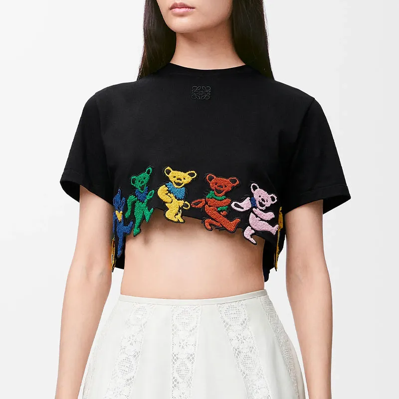 LOEWE Paula's Ibiza SS25 Regular T Shirt Women's Black-1