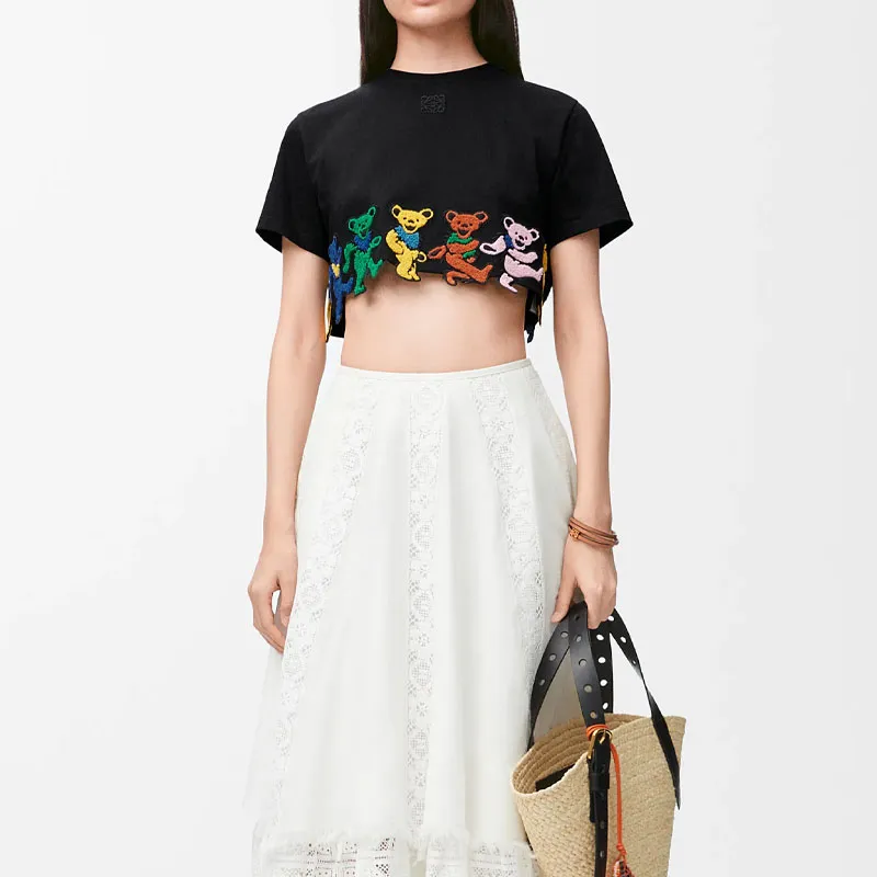 LOEWE Paula's Ibiza SS25 Regular T Shirt Women's Black-2