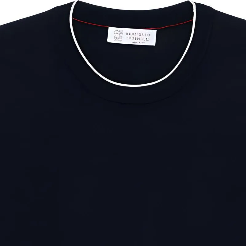 Brunello Cucinelli Short Sleeved Ribbed Jumper-4