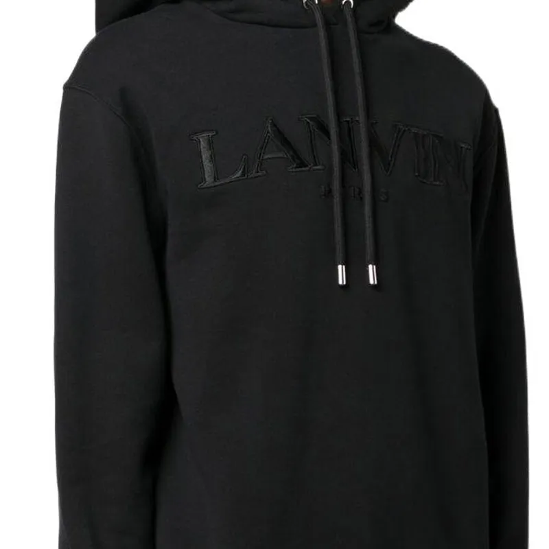 Lanvin Curb Long Fleece Eusebio Hoodie-4