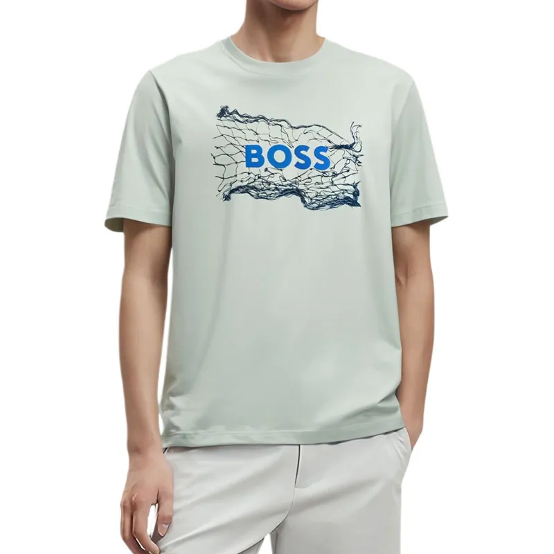 HUGO BOSS T Shirts Men Teal-1