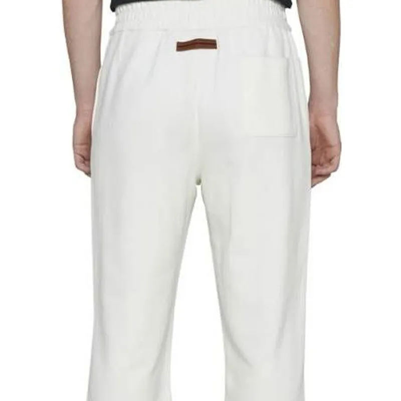 Zzegna Logo-lettering Cotton Track Pants-5