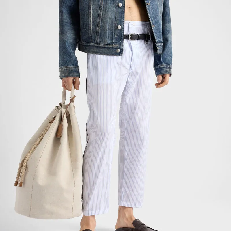 PRADA Casual Pants Men's Light Blue-3
