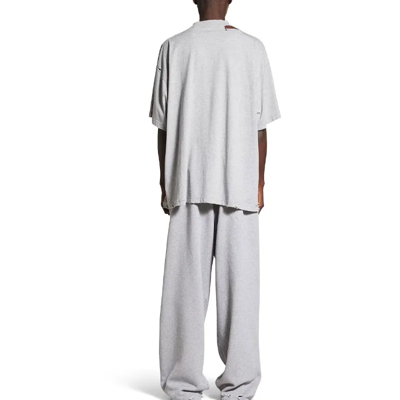 Balenciaga T Shirt Loose Fit Men's Gray-3