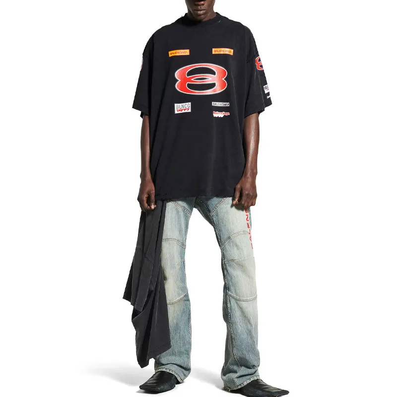 Balenciaga Sponsor Logos T shirt-2